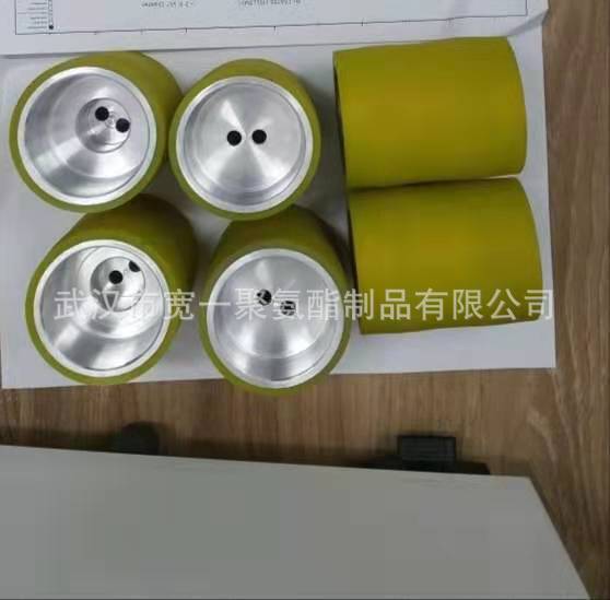 供应湖北武汉、十堰聚氨酯包胶轮加工定做，滚轮包胶加工