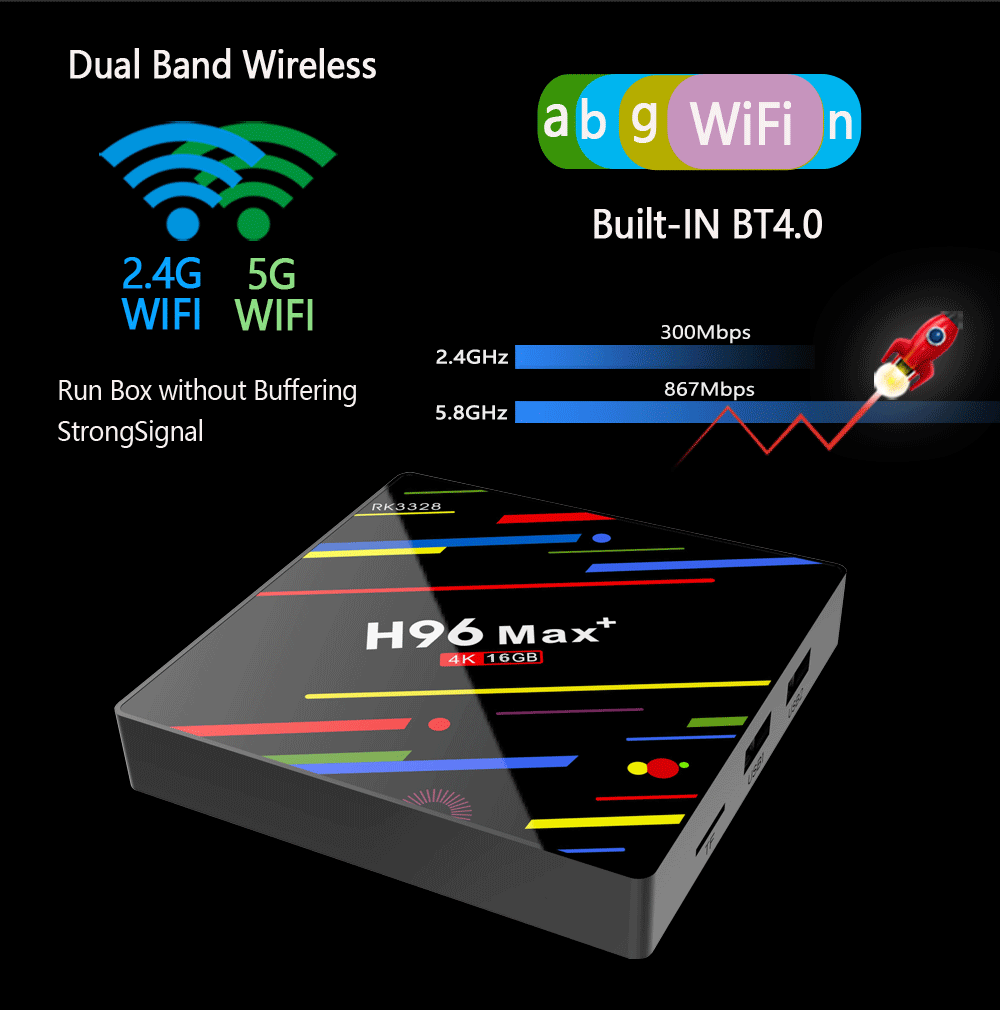 TV Box H96 Max + TV 2G 16G Android 9 - Ref 3423361 Image 13
