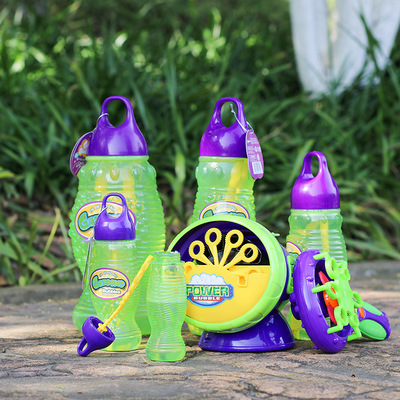 兒童泡泡機玩具全自動安全無毒電動吹泡泡水七彩泡泡棒補充液神器