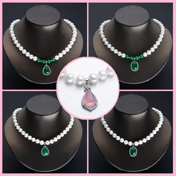 Ожерелье из жемчуга для матери, в корейском стиле, яркий броский стиль, подарок на день рождения, оптовые продажи