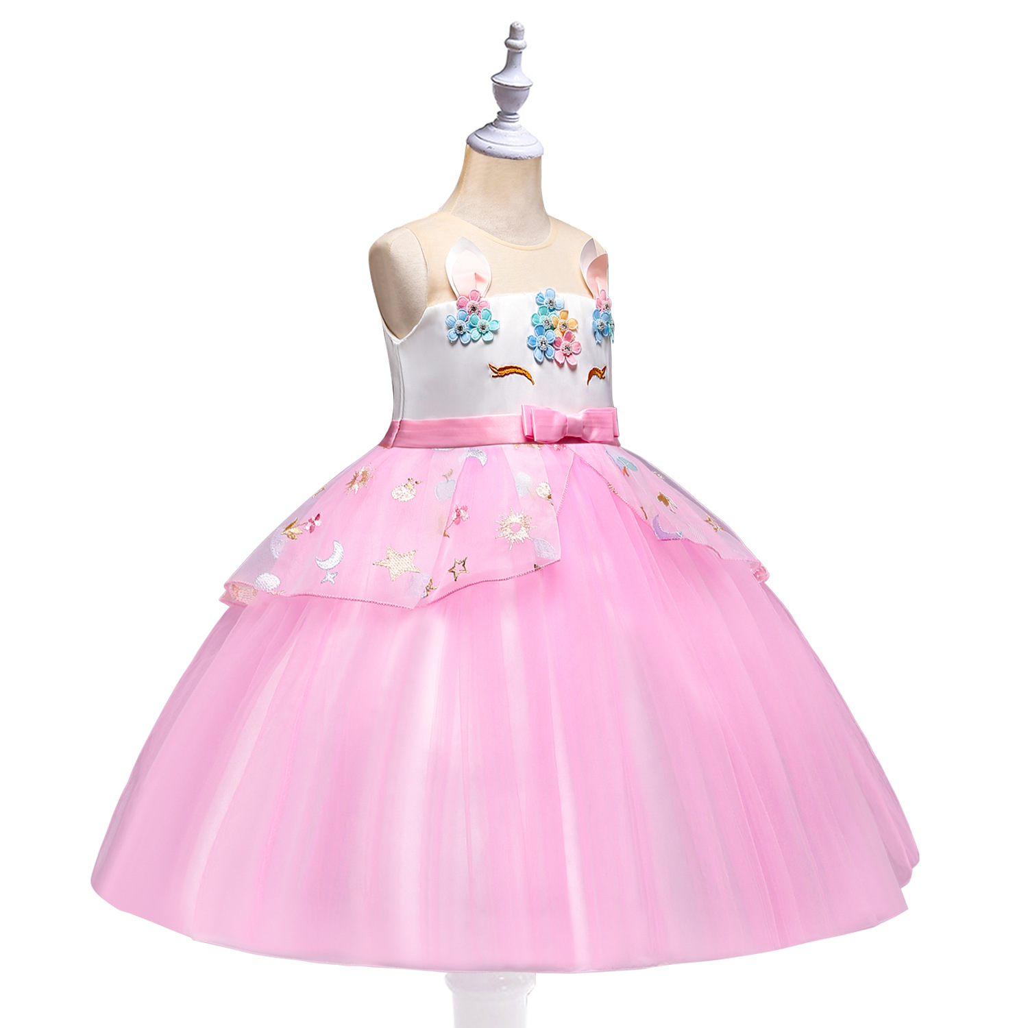 (Cross-border trading), children's summer evening dress, wedding dress, princess style, children's clothing 5