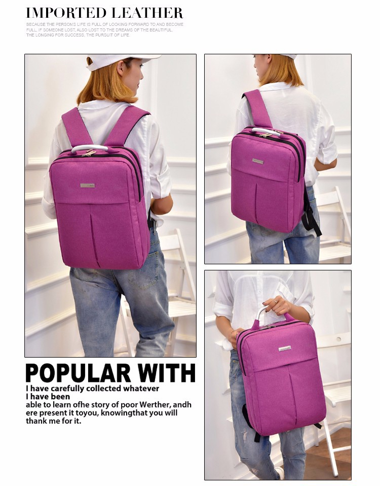 Business office notebook computer backpacks, aluminum handles, computer backpacks, school bags, conference gift backpacks with logo printing undefined
