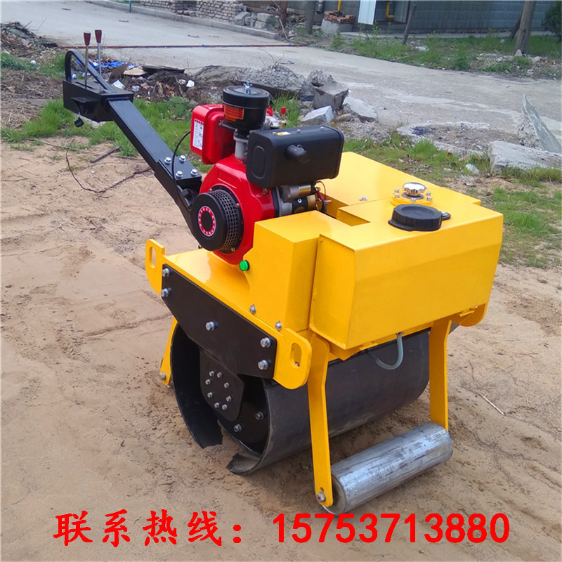 手扶大單輪壓路機 柴油單輥振動碾廠家批發(fā) (3)