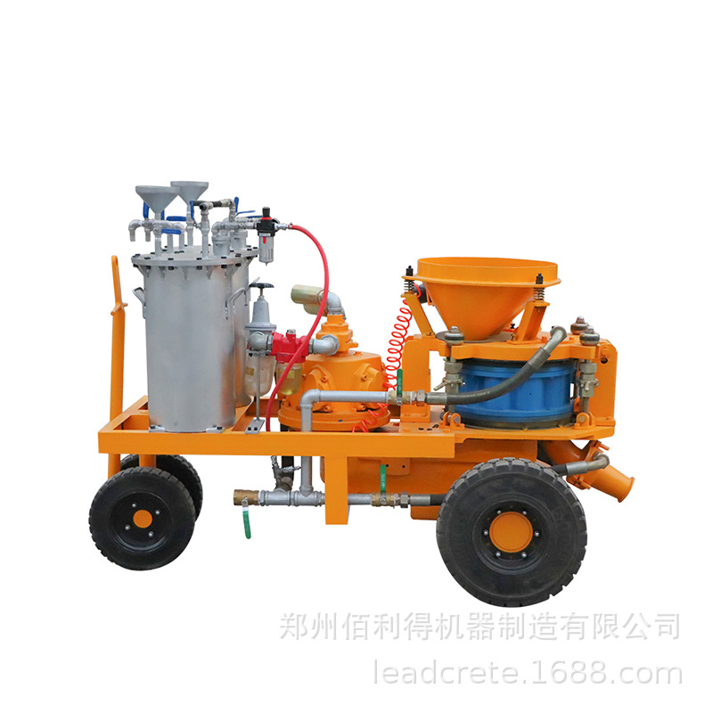 气动带轮式 混凝土喷浆机墙面喷浆喷涂移动方便