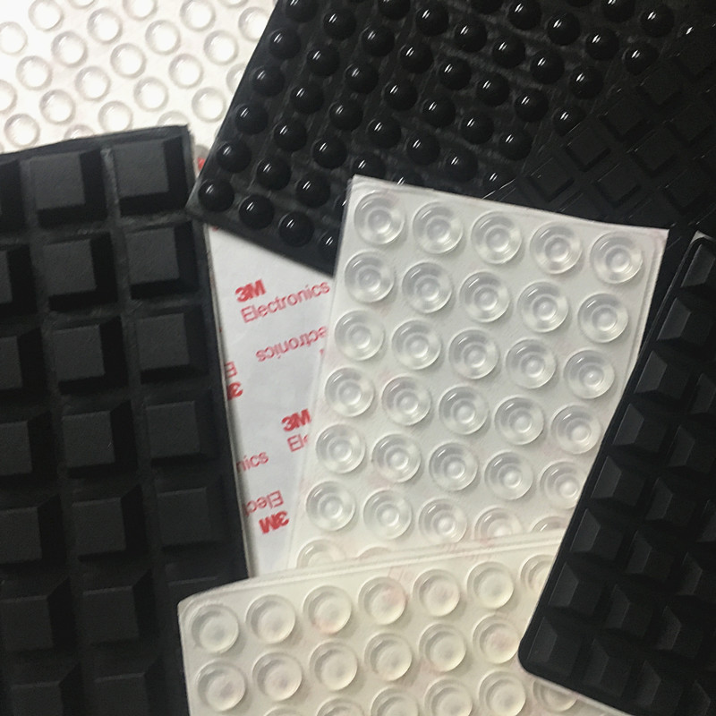 高透明防撞胶粒 自粘硅胶粒 半球形玻璃胶垫 亚克力展架防滑胶垫