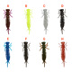 Soft Worms Lures Soft Baits Fresh Water Bass Swimbait Tackle Gear