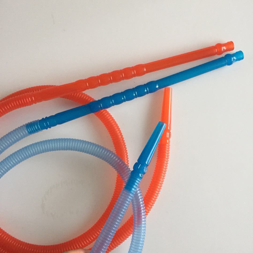 厂家供应优质水烟管  PE波纹水烟管 塑料一次性水烟吸管