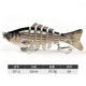 Multi Jointed Fishing Lures Hard Swibaits Fresh Water Bass Swimbait Tackle Gear