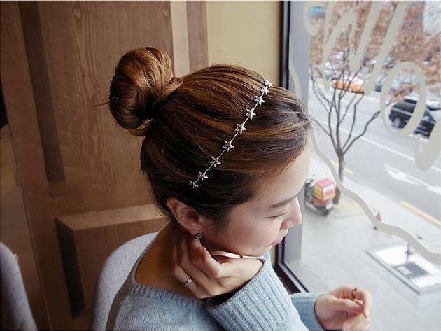 80g Weight Fashion Women'S Star Alloy Metal Jewelry Headband