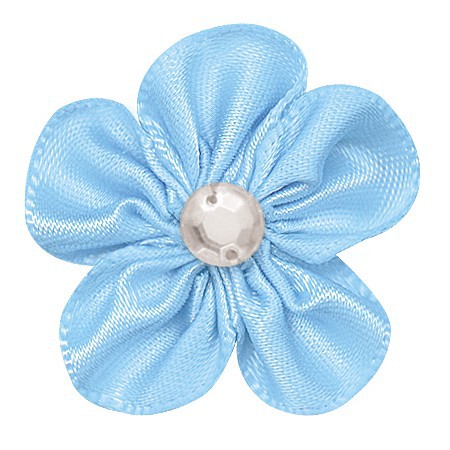 Yao Ming tejido a mano 3cm cinta flor horquilla accesorios decorativos DIY hecho a mano material de producción creativa cinta flor