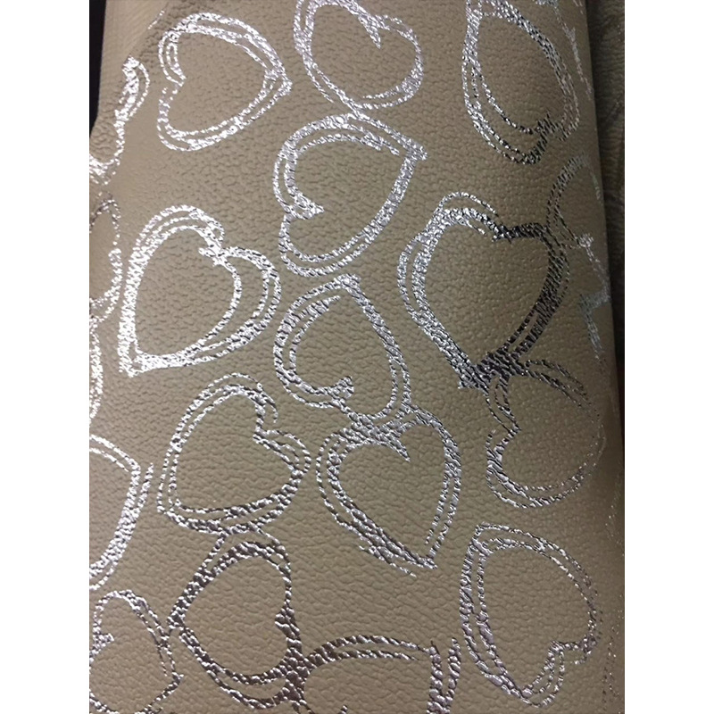 新款烫金银皮革 文具盒眼镜盒笔袋皮料厂家直销