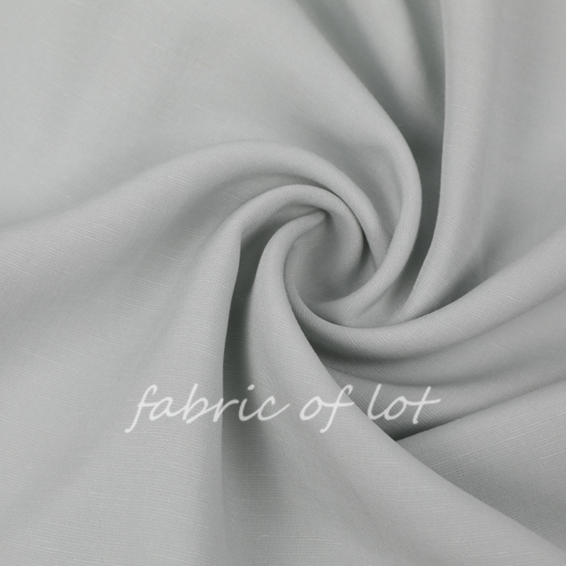 现货莱赛尔麻面料春夏女装衬衫面料轻薄透气连衣裙面料16310天丝