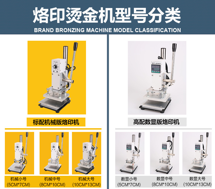 烙印机尺寸介绍