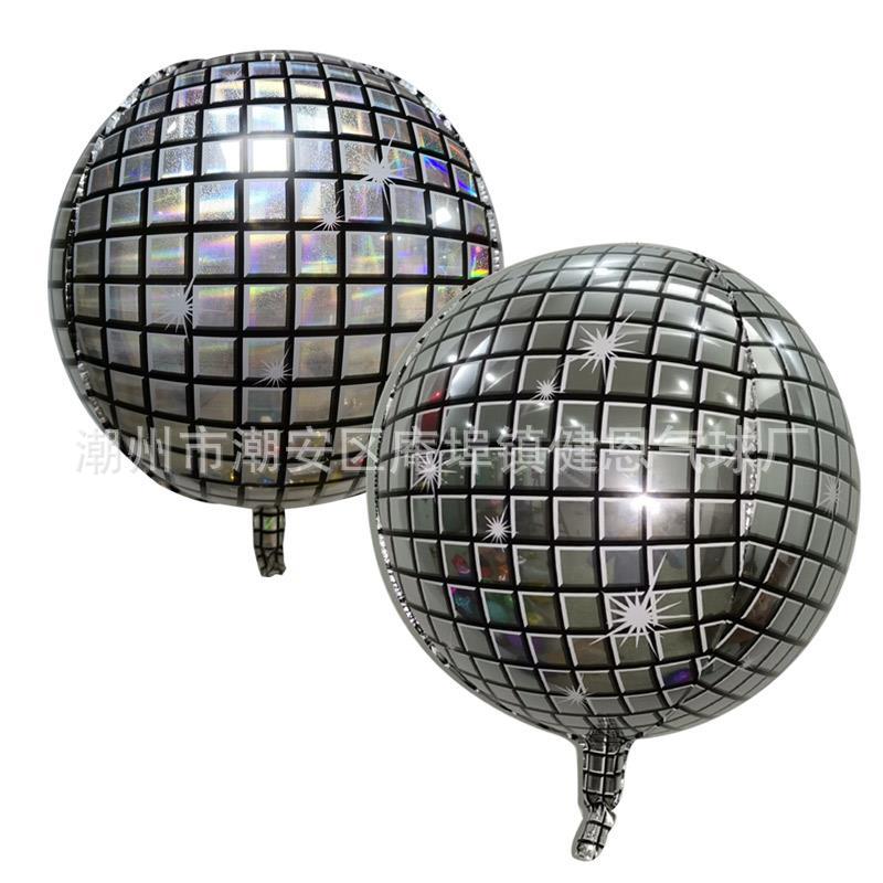 22 Mirror Disco Pellet 4D Pellet celebration party decorate balloon originality circular balloon