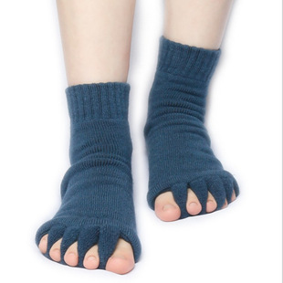 Японская и корейская йога пять носков, носки пальцами, выставленные носки, спальные носки, коррекция больших пальцев из большого пальца