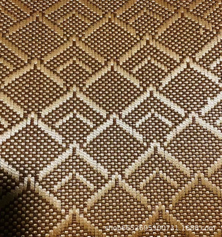 Материалы для подушек и ковриков для диванов, ткань из искусственного ротанга, поверхность из соломенного татами, полуфабрикаты из ледяного шелка в узоре «ёлочка»