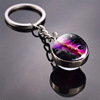 Keychain, pendant, space glossy accessory, Birthday gift