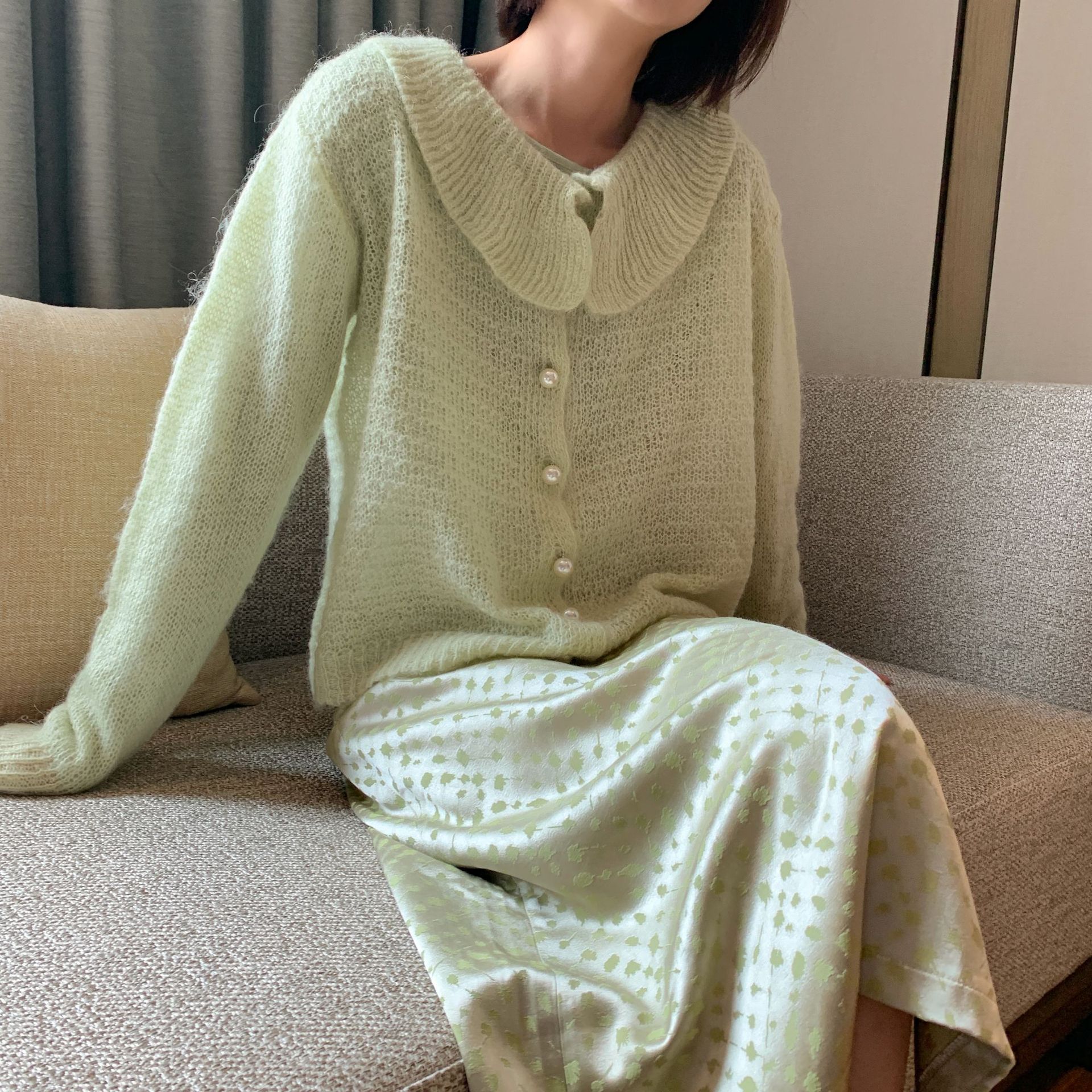 Pull femme en Mohair - Ref 3414758 Image 1