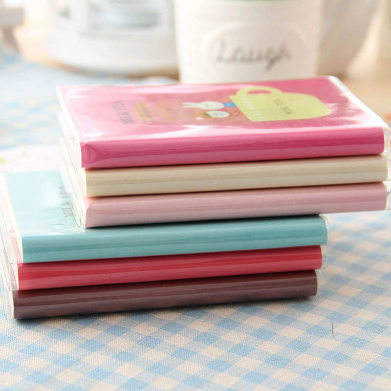 Cartoon cute stationery for students, notebook, teaching laptop