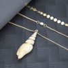 Accessory, nail sequins, chain for key bag  from pearl, pendant, necklace, European style, Amazon