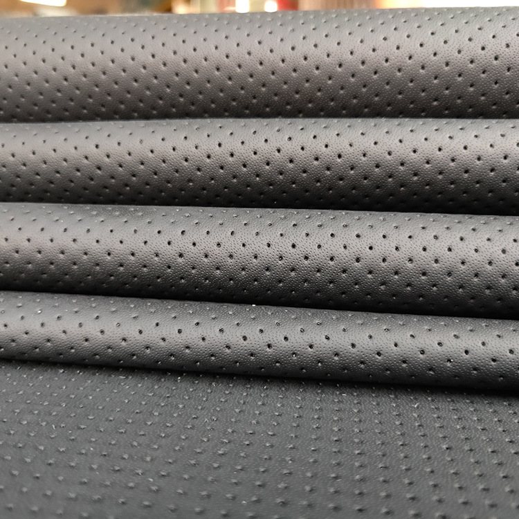 二层纳帕纹汽车牛皮批发 汽车方向盘座椅把套用冲孔真皮牛皮皮料