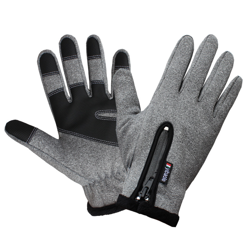 Winter keep warm non-slip waterproof travel ski gloves for men and…