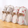 Summer non-slip slippers indoor for beloved suitable for men and women, cotton and linen