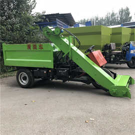 自吸自卸自走清粪车 内蒙古流动型铲粪车 收集牛粪坨清粪车图片