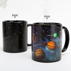 Starry Sea Cup Starry Sky Cup Same As Heat-Change Color Cup Trendy Ceramic Cup Creative Mugs Water Cup