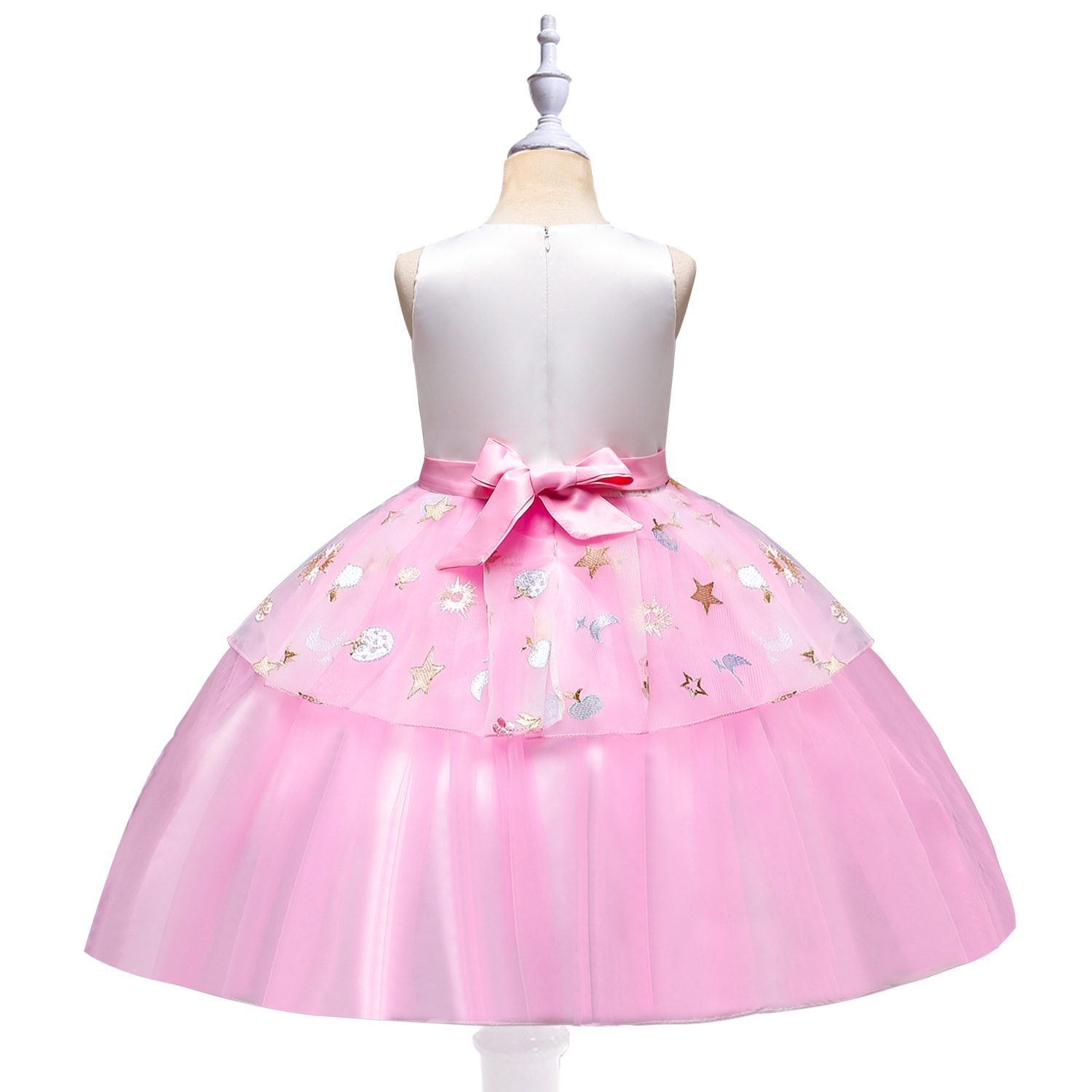 (Cross-border trading), children's summer evening dress, wedding dress, princess style, children's clothing 4