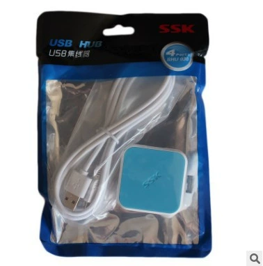 SSK Бiao Wang SHU030 Красочный USB 1.2M концентратор USB HUB Один вытягивает Четыре USB разъединителя