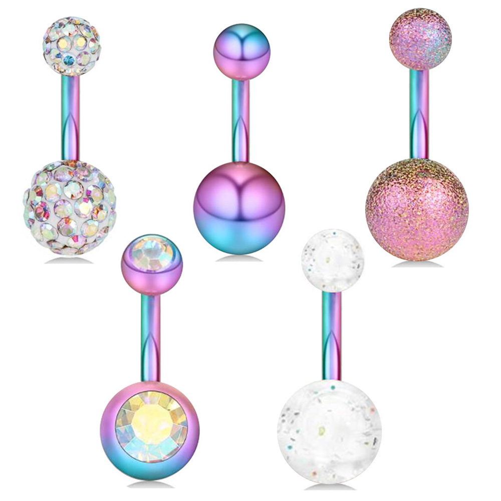 16G labret stud size and finish detail