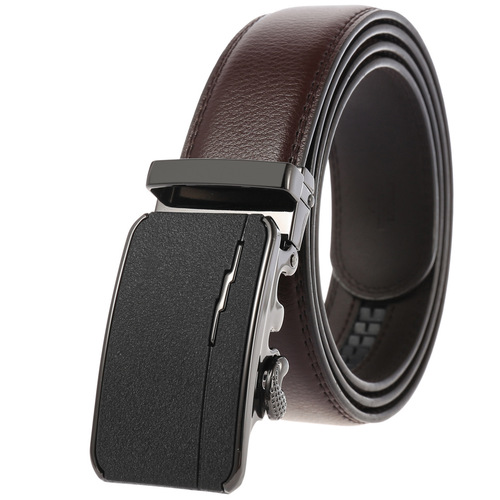 Belt Men's Belt Automatic Buckle Cowhide Belt Belt LY36-3149-1