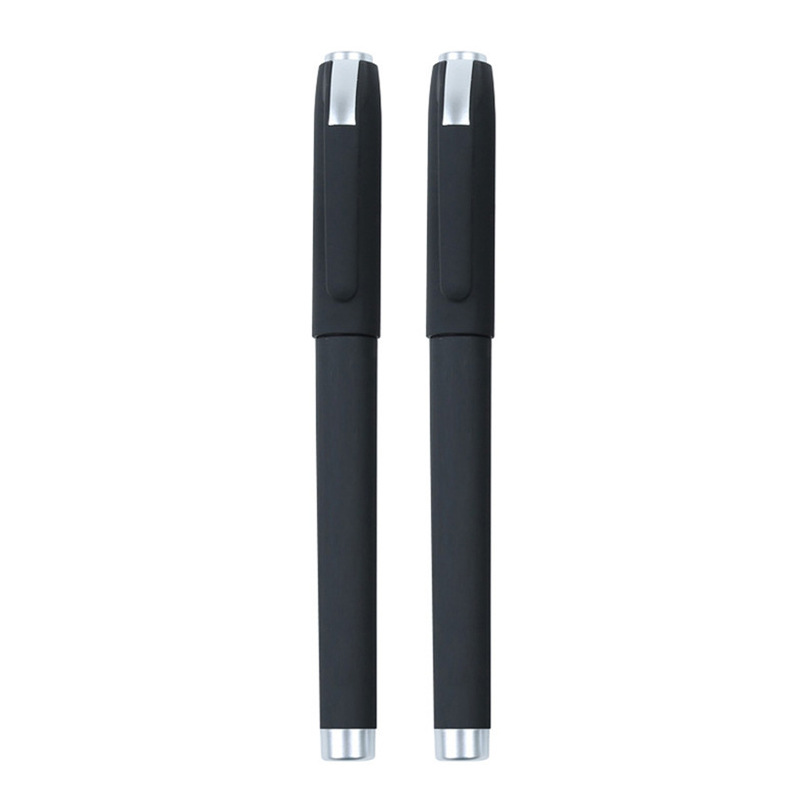 Pluma de gel de negocios personalizada impresa logotipo firma pluma personalizada publicidad pluma Oficina 0,5mm negro agua pluma al por mayor image 6