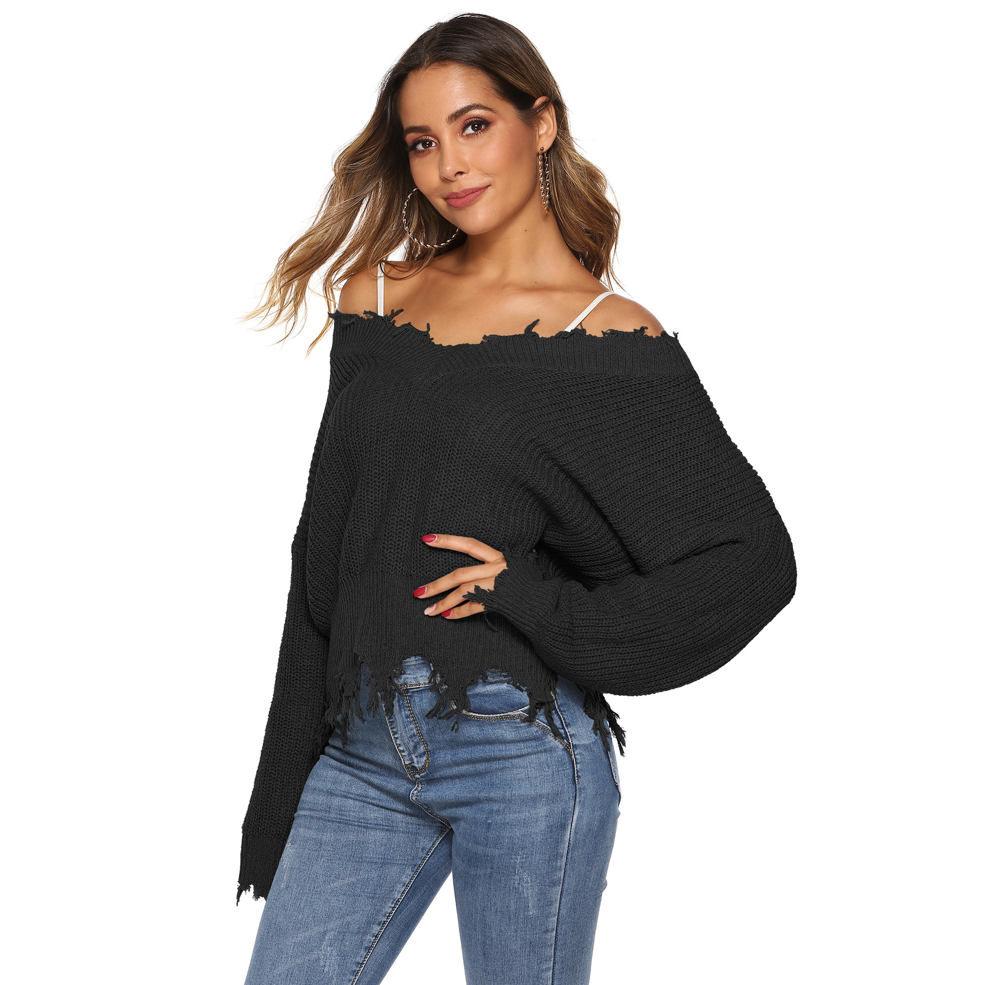 Pull femme en Fibre de polyester Polyester  - Ref 3414413 Image 110