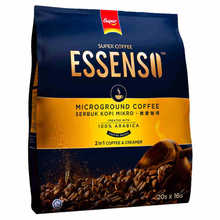 super超级马来西亚进口ESSENSO艾昇斯微磨无蔗糖2合1速溶咖啡320g