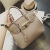 Capacious platinum one-shoulder bag with zipper, bag strap, Aliexpress, European style