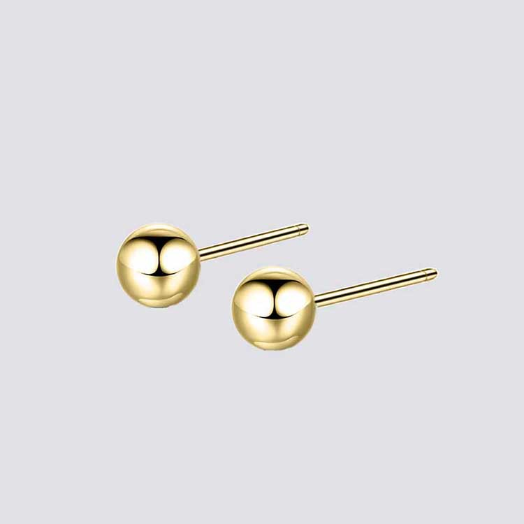 Fashion Geometric Stainless Steel No Inlaid 14K Gold Plated Earrings display picture 4