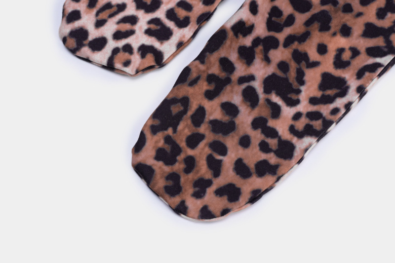 long-Sleeved Leopard Print Dress NSHTL67368