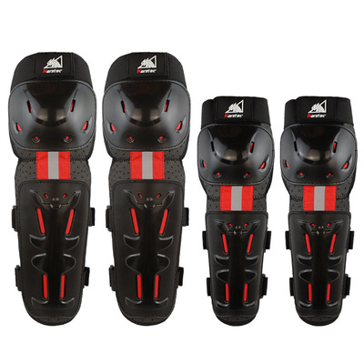 Karztec Night Reflective Four piece suit protective clothing Dark green Plastic Riding cross-country outdoors currency protective clothing