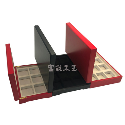 厂家订制 高档茶叶盒 大红袍烤漆礼品盒 6泡12摆泡袋茶叶包装盒