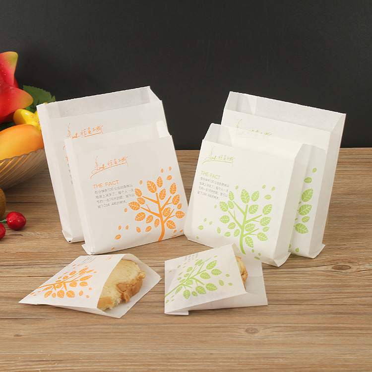 烘焙面包吐司袋 环保牛皮纸开窗食品袋一次性纸袋定做 单片面包袋