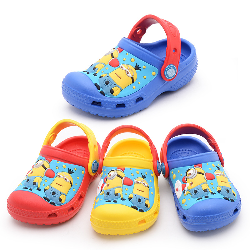 A generation of fat 2019 new pattern children Garden shoes slipper Sandals Cartoon Deodorant Crocs Sandals Children's shoes