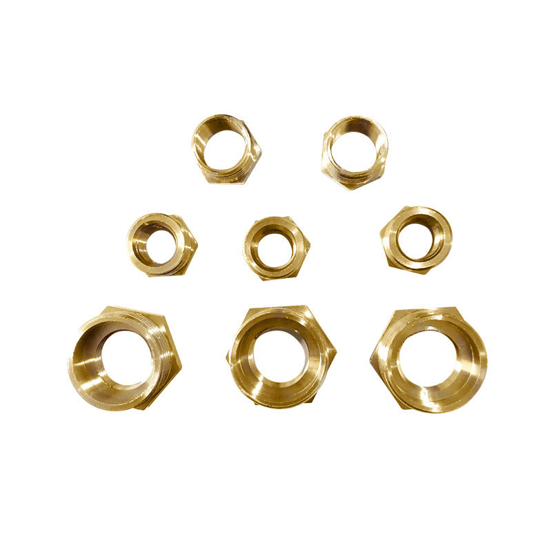 内外丝补心内丝外牙变径铜接头配件 内外牙管接黄铜