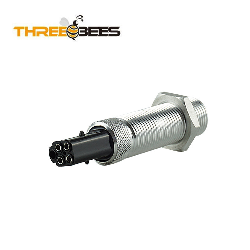 发电机组配件金属感应转速传感器M18*1.5 80mm 4pins