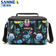 SANNE新款午餐包手提防水便当包 创意保温袋卡通户外野餐保冷包