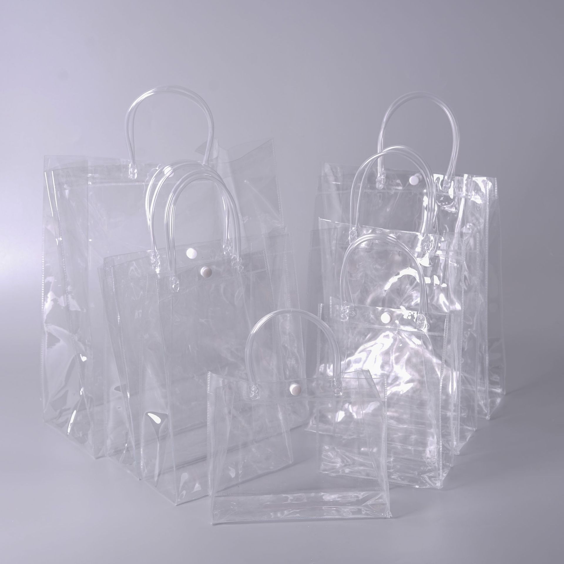 厂家现货批发pvc袋子透明PVC手提袋结婚礼品喜糖包装袋塑料袋logo-阿里巴巴