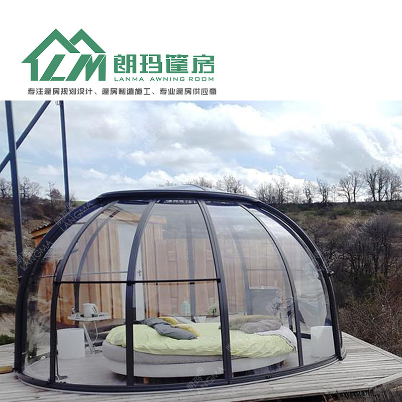 全透明星空酒店帐篷 创意玻璃球帐篷 户外360度全景视野民宿帐篷