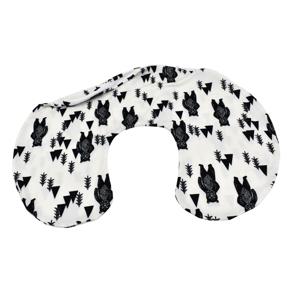 Nursing Soft Pillow Covers Baby Pillow Case Infant Cuddle U Shaped