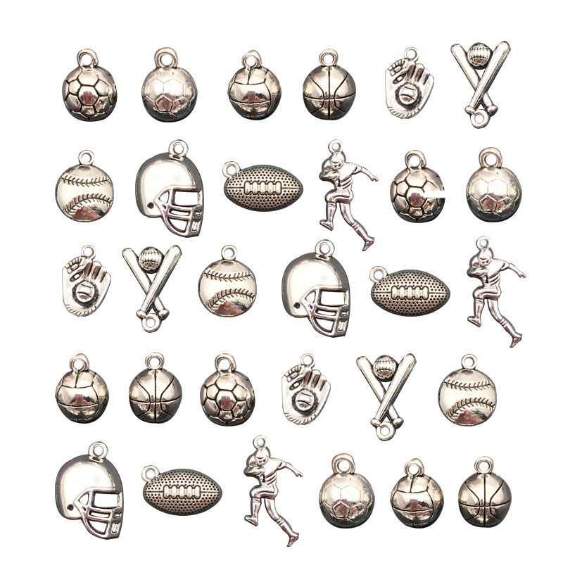 Football basketball volleyball baseball pendant